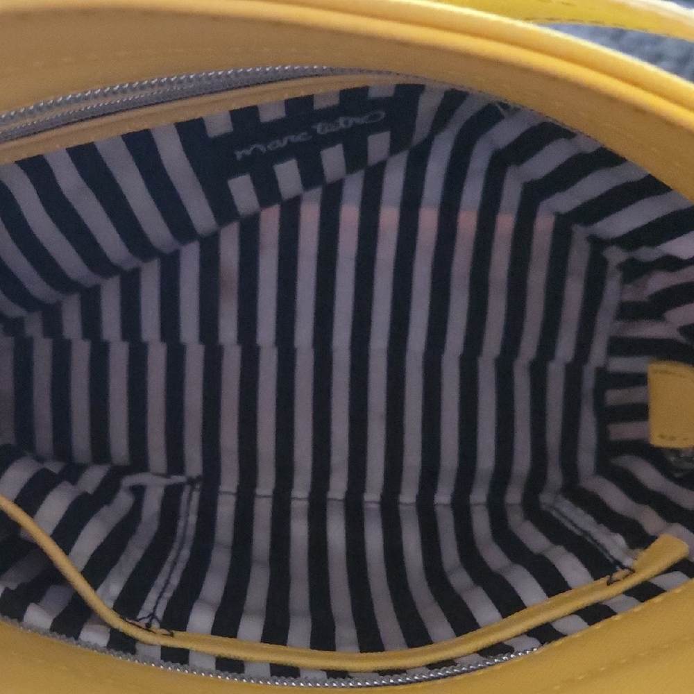 Playful Yellow Tote with Dog Design - Picture 3 of 7